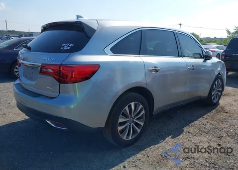 2016 Acura Mdx Technology Acurawatch Plus Packages/Technology Package from USA, damaged, VIN 5FRYD4H44GB062517